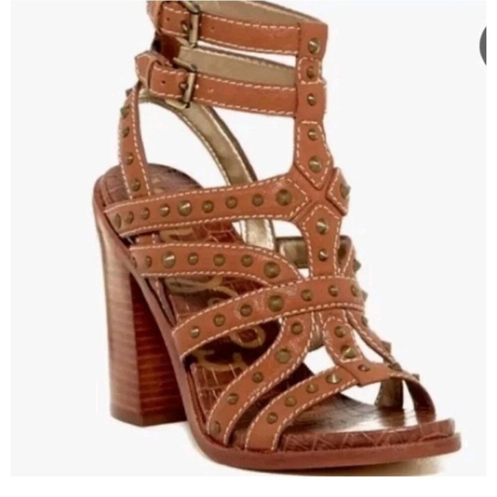 Sam Edelman Keith Open Toe Studded Strappy Sandals - Womens Size 8.5M